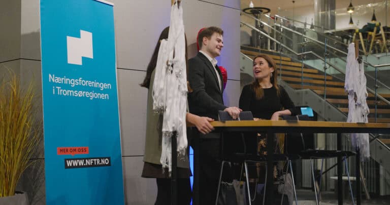Møte mellom næringslivsledere ved Næringsforeningen i Troms og Finnmark.